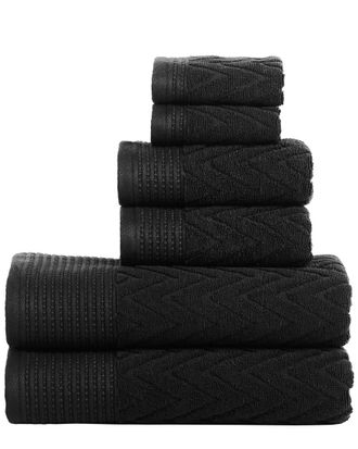 Superior Chevron Soft Super Absorbent 6Pc Cotton Towel Set