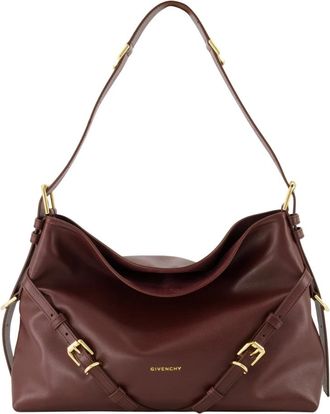 Givenchy Tassen, Dames, Rood, ONE Size, Leer, Voyou Medium Bag