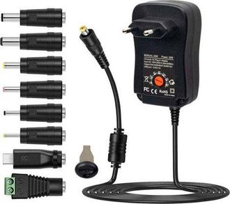 OEM Adaptador De Corriente Universal De 30 W De Ca A Cc Con Puerto Usb De 5 V Y 2,1 A, Cargador De Corriente Alterna Enchufable, Voltaje De Salida Ajustab