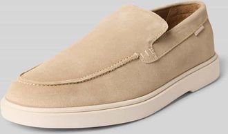 Poelman Loafer aus echtem Leder Modell LIAM in Beige, Gr&ouml;&szlig;e 40
