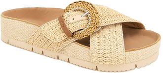 Gentle Souls Louisa Raffia Sandal