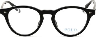 Polo Ralph Lauren 0PH2268F Round Acetate Eyeglasses - Black