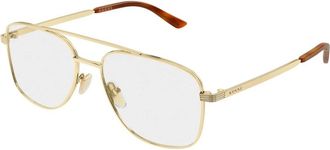 Gucci Gg 2223O Bril - Dames - Brillen - Geel - 57 MM - Accessoires