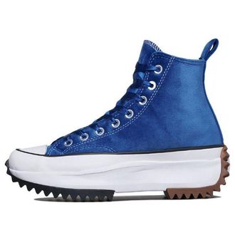 Converse Run Star Hike High-Top Canvas Shoes Blue 172504C