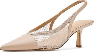 Marc Fisher Gipsi Womens Shoes Light Natural : 6.5 M, Leather/Textile