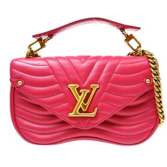 Louis Vuitton New Wave Quilted Leather Pink Leather Handbag (Pre-Owned)
