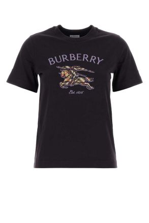Burberry Black Crew Neck T-Shirt