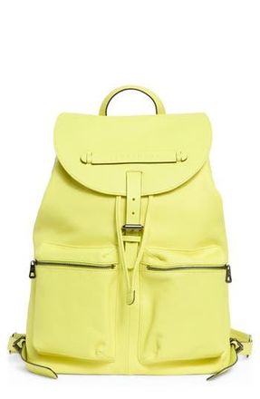 Longchamp 3D Leather Backpack in Neon at Nordstrom Rack