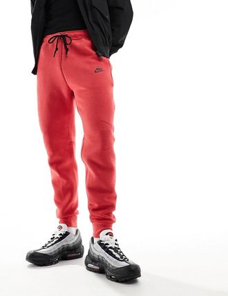 Nike Joggers tecnici rossi felpati-Rosso