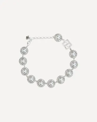 Magda Butrym Pearl and crystal Necklace Female UNI