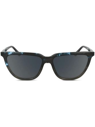 Calvin Klein square-frame sunglasses - Blue