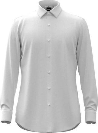 HUGO BOSS H-Hank Kent Shirt - Heren - Zakelijke Overhemden - Wit - 3XL - Katoen - Overhemden