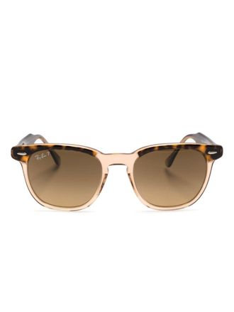 Ray-Ban Occhiali da sole Hawkeye con effetto tartarugato - Marrone