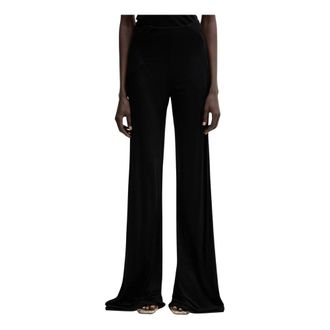 Rick Owens Dames, Broeken, Zwart, Maat: L
