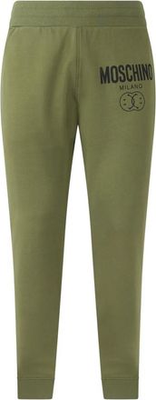 Moschino Comfortabele Katoenen Broek - Heren - Sweatpants - Groen - L - Katoen - Broeken