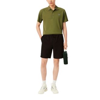 Lacoste Mens Regular Fit Shorts, Black, XXL