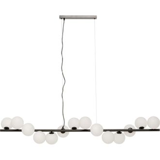 Kare Design L&aacute;mpara colgante negro 150 cm de vidrio
