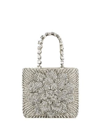 Aquazzura Luxury Square tote bag - Silver