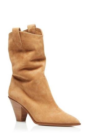 Aquazzura Boogie Western Boot in Camel at Nordstrom Rack, Size 7Us / 37Eu