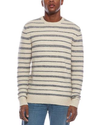 Weatherproof Vintage Weatherproof Vintage Fuzzy Striped Crewneck Sweater