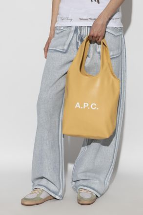 A.P.C. Ninon Small Shopper Bag, Unisex, Yellow