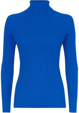 Generic VEARZ Womens Turtle HIGH Neck Jumper! Ladies Long Sleeves Polo ROLL Neck Tops Ribbed Stretchy Pull Over Sweater Plus Size Royal Blue