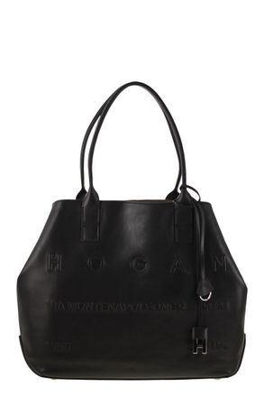 Hogan Medium Leather Shopping Bag