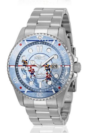 Invicta Pro Diver 51058 Herenhorloge - Quartz Uurwerk - Roestvrij Staal met Blauwe Wijzerplaat - 43 mm - Summerville