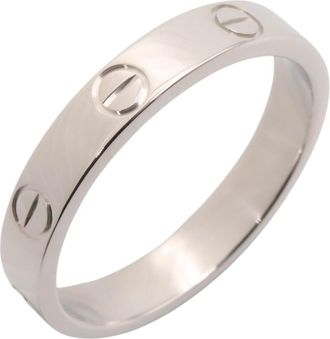Cartier White Gold White Gold (18K) Band Ring (Pre-Owned)