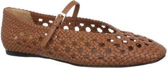 Nordstrom Maren Woven Mary Jane Flat in Brown Toffee at Nordstrom, Size 5.5