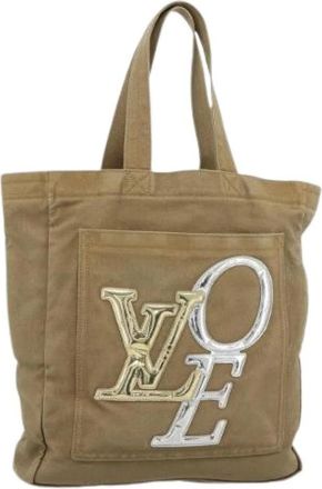 Louis Vuitton Pre-owned Vintage Tote Bag - Dames - Vintage Shopper - Bruin - ONE Size - Vintage