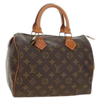 Louis Vuitton Pre-owned Speedy 25 Hand Bag - Dames - Pre-owned - Bruin - Maat: ONE Size Leer