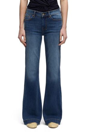 7 For All Mankind Dojo Tailorless Mid Rise Flare Jeans in Gale at Nordstrom, Size 27