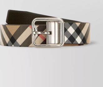 Burberry leather reversible belt