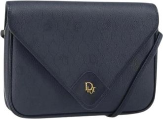 Dior Pre-owned Cross Body Bags, female, Blue, Size: ONE SIZE Pre-owned Vintage Shoulder Bag