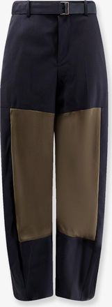sacai Pantaloni in misto lana con inserti in nylon - SACAI - gender_Woman