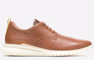 Hush Puppies Advance Shoes Mens - Tan Leather - Size UK 10