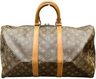Louis Vuitton Pre-owned Boston Bag - Dames - Vintage Weekendtas - Bruin - ONE Size - Vintage