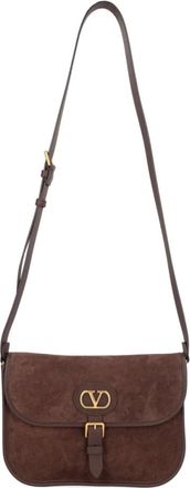 Valentino Garavani Crossbody Tas - Dames - Schoudertassen - Bruin - ONE Size - Leer - Tassen