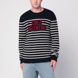 Valentino Sweater with jacquard pattern Chez Valentino