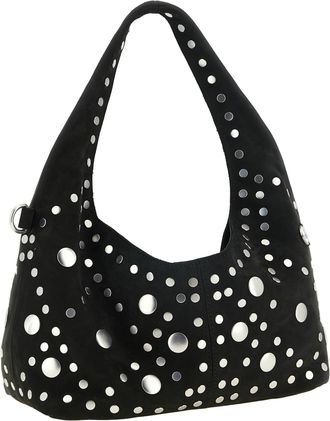 Vivienne Westwood Leather Hobo Bag - Black