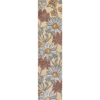 Jonathan Y Designs Giglio Modern Botanical Flower Area Rug in Yellow/ivory/red at Nordstrom, Size 4Ft 0In X 6Ft 0In