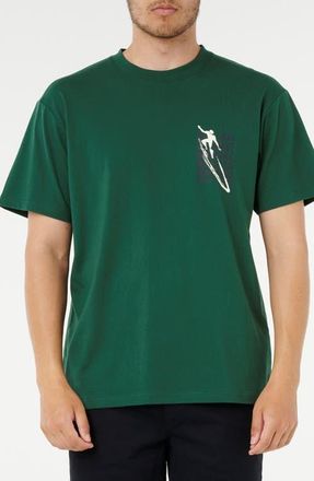 Rip Curl Eddie Would Go Petro Graphic T-Shirt in Green at Nordstrom, Size X-Large