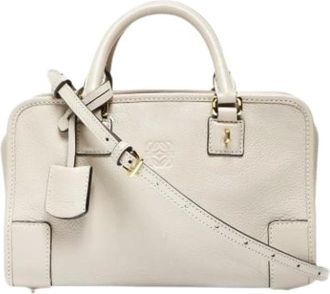 Loewe Pre-owned Handbags, female, Gray, Size: ONE SIZE Pre-owned Amazona Handbag