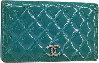 Chanel Pre-owned Wallets, female, Blue, Size: ONE SIZE Pre-owned Vintage Wallet