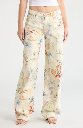 Steve Madden Rori Barrel Jeans in Vintage Ivory at Nordstrom, Size 28