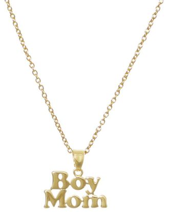 Adornia Adornia 14K Plated Boy Mom Pendant Necklace