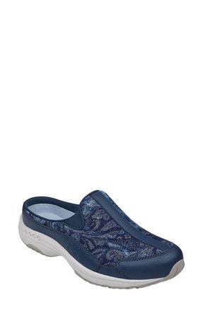 Easy Spirit Traveltime Slip-On Sneaker in Dress Blue/Navy Leather at Nordstrom, Size 10.5