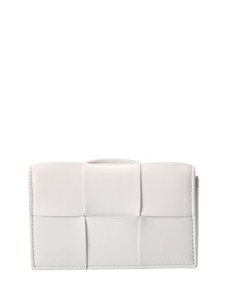 Bottega Veneta Maxi Intrecciato Leather Business Card Case