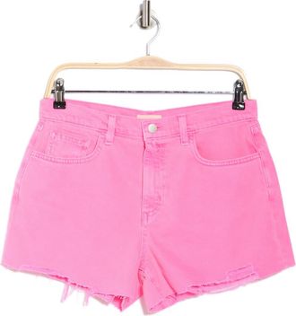 L'agence Beck High Waist Cutoff Denim Shorts in Pink Glow at Nordstrom Rack, Size 29